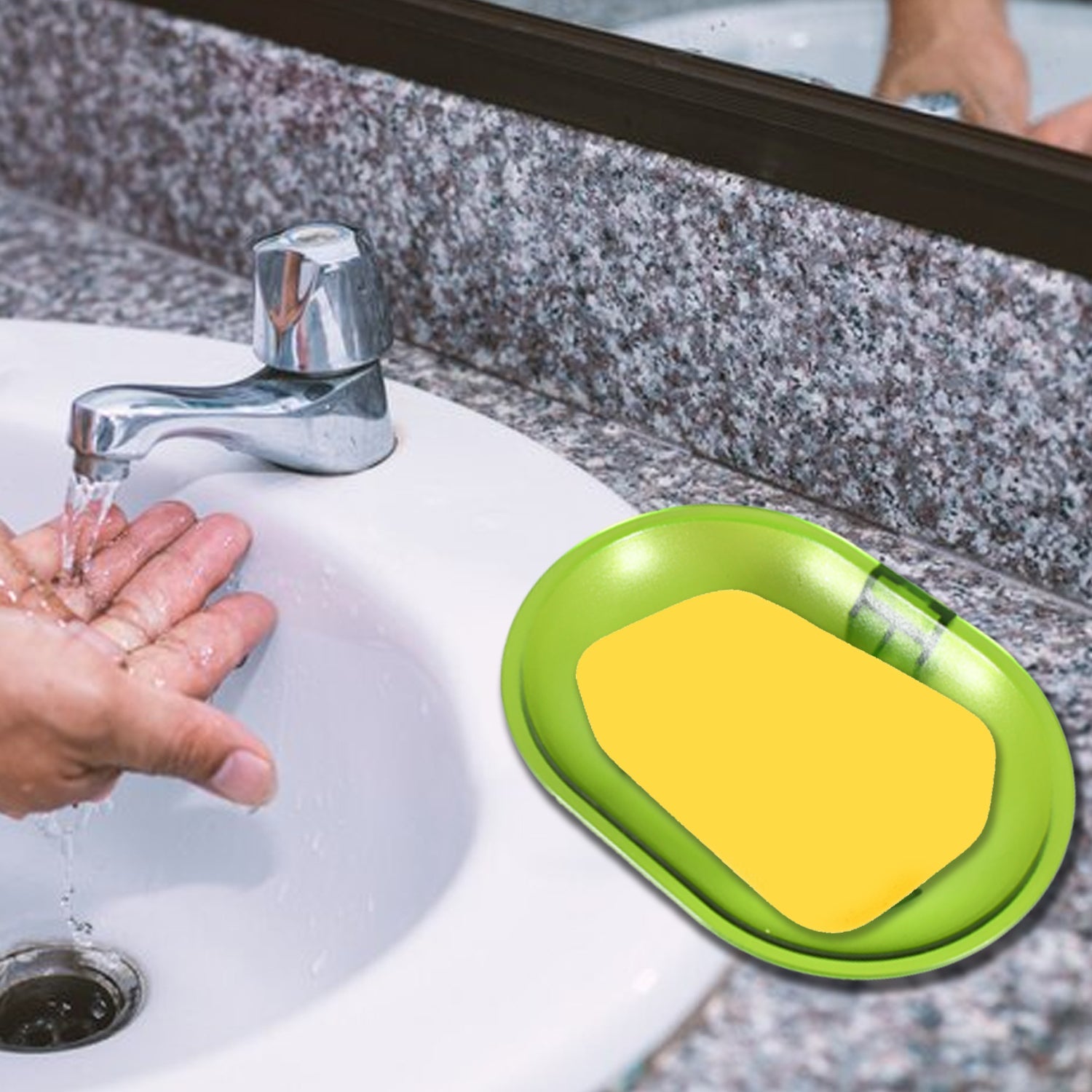 17515 Plastic Soap Dish Holder for Bathroom Shower Wall Mounted Self Adhesive Soap Holder Saver Tray-Plastic Sponge Holder for Kitchen Storage Rack Soap Box, Bathroom 17515 Plastic Soap Dish Holder for Bathroom Shower Wall Mounted Self Adhesive Soap Holder Saver Tray-Plastic Sponge Holder for Kitchen Storage Rack Soap Box, Bathroom